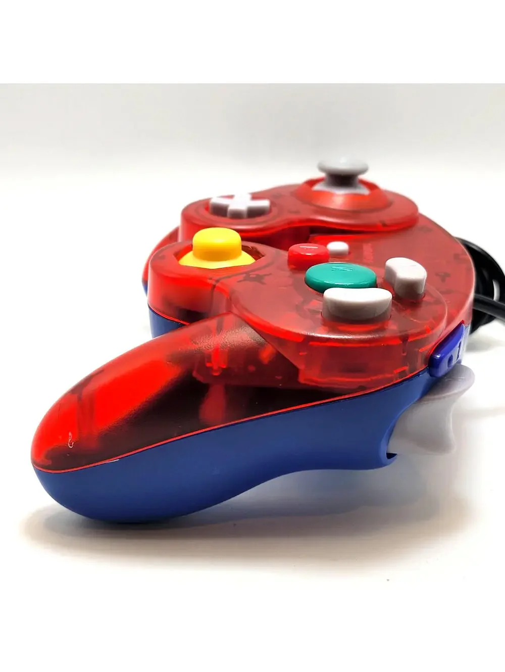 Nintendo GameCube Controller Game Pad For NGC - Wii Console - Plumber Red & Blue